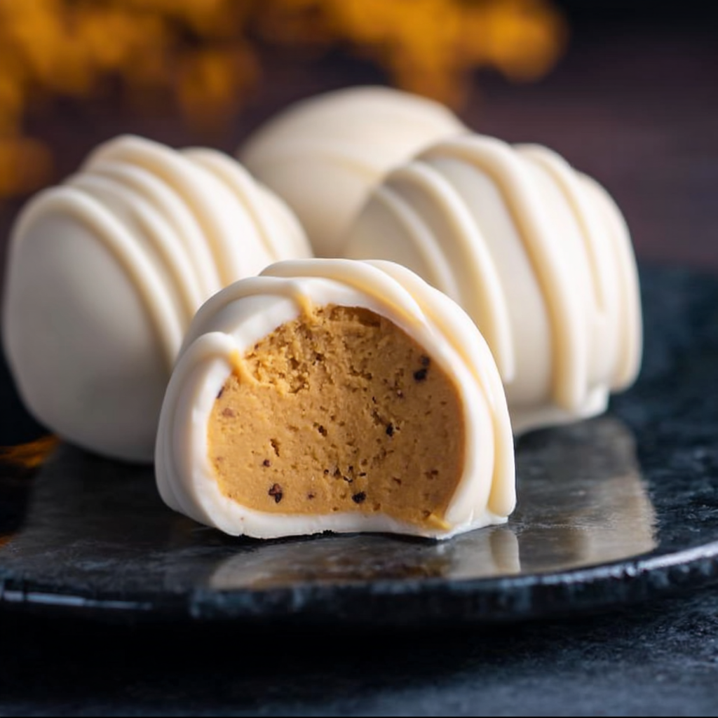 No Bake Pumpkin Cheesecake Balls