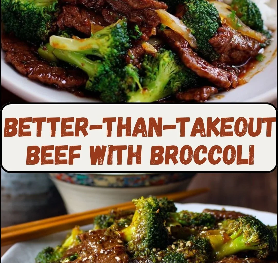Delicious homemade beef with broccoli served in a bowl