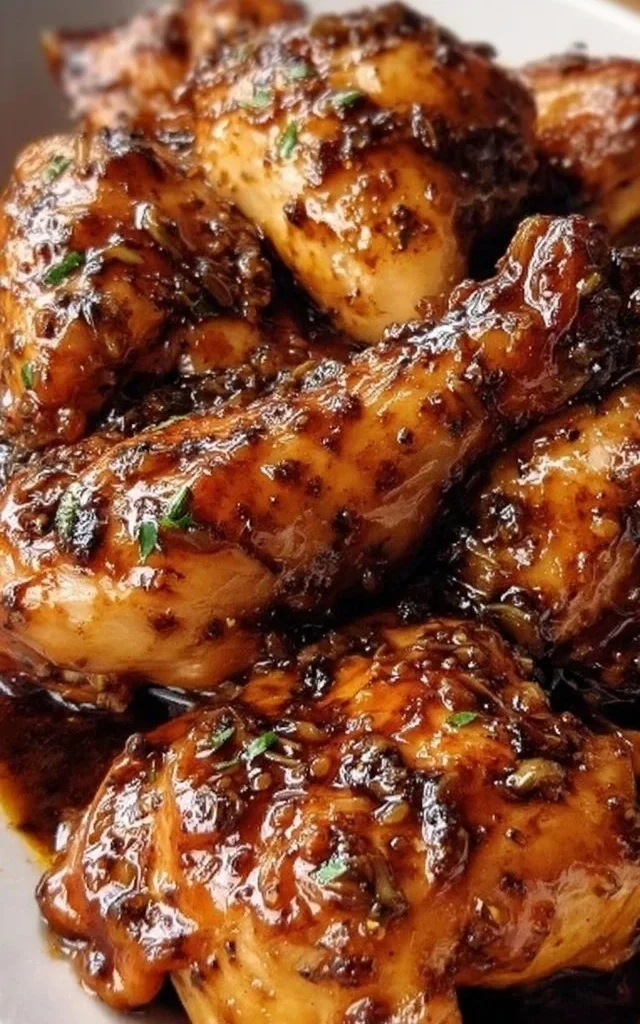 Delicious Coca-Cola Glazed Chicken cooked to perfection