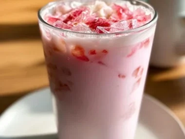 Starbucks Pink Drink featuring white cranberry juice and creamy coconut milk