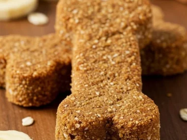 Air fryer banana dog treats for healthy and tasty pet snacks.