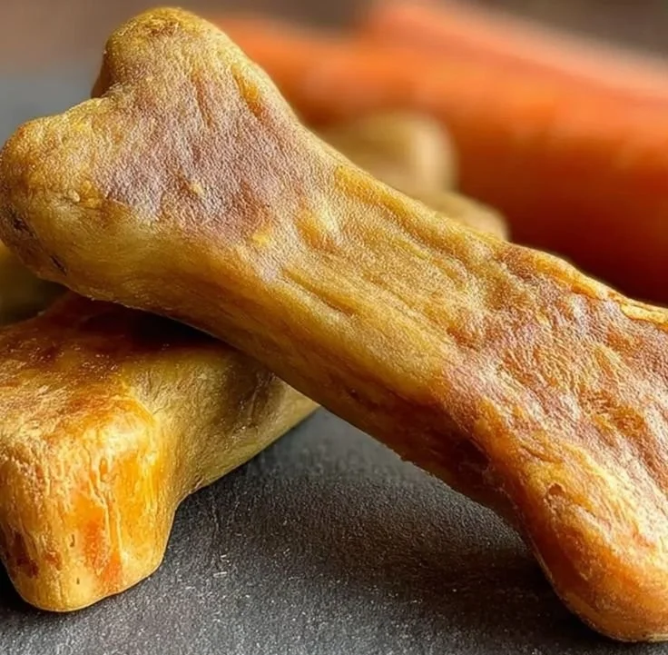 Apple and Carrot Hard Bones for Dogs - Healthy Puppy Treats