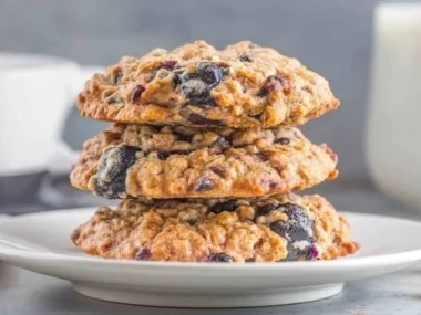 Blueberry peanut butter dog treats for healthy dog snacks