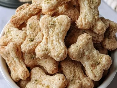 Delicious Chicken Rice Crunch Bones for pets recipe