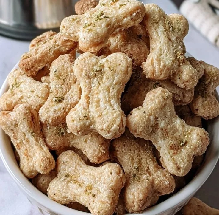 Delicious Chicken Rice Crunch Bones for pets recipe