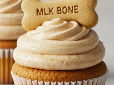 Delicious dog birthday cupcakes for your furry friend's special day