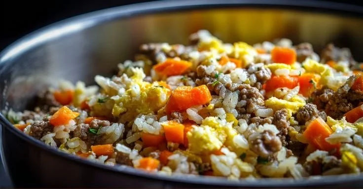 Homemade dog food recipe with 5 ingredients for healthy pets