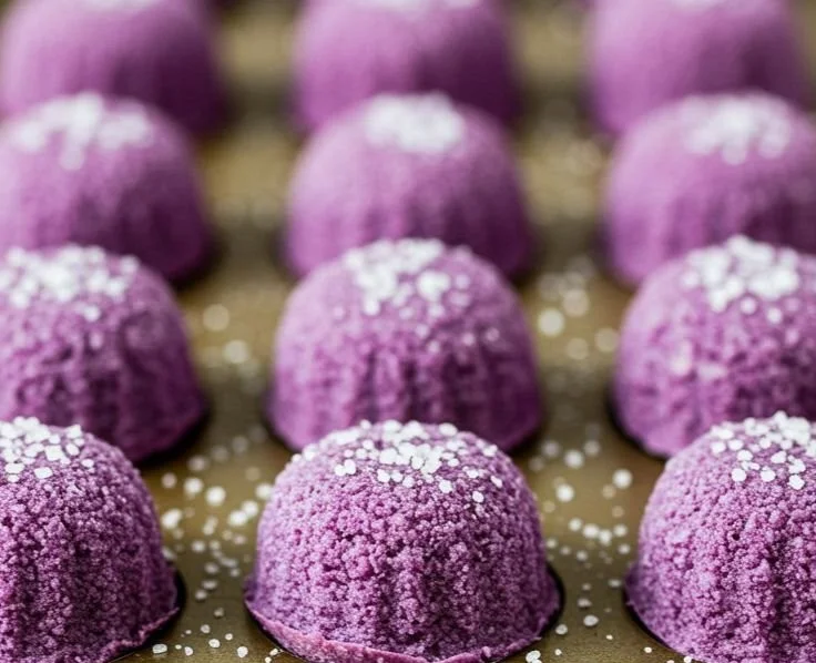 Frozen banana berry dog treats on a plate for healthy canine snacks