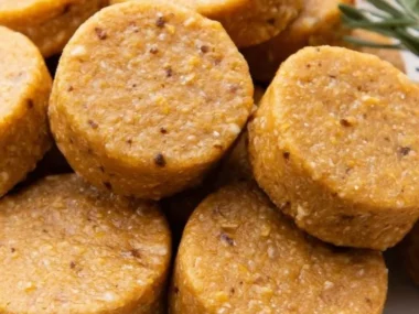 Homemade chicken broth dog biscuits for healthy pet treats