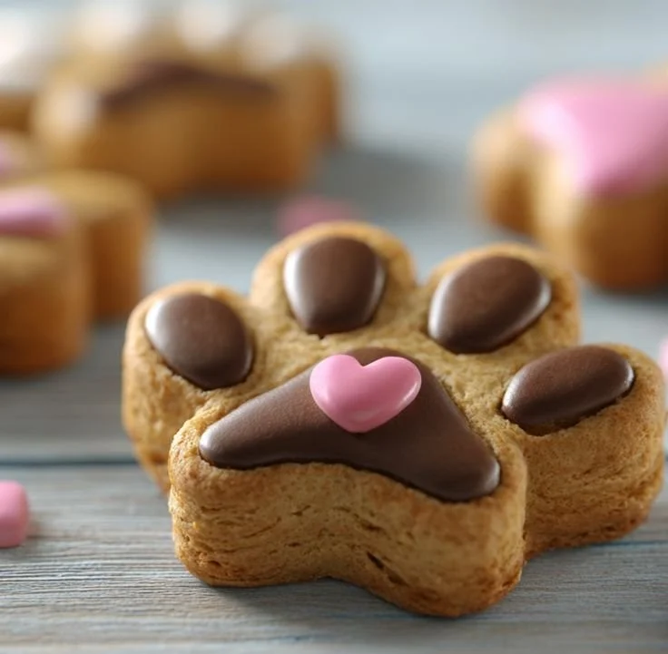 Bowl of homemade dog biscuits ready for pets