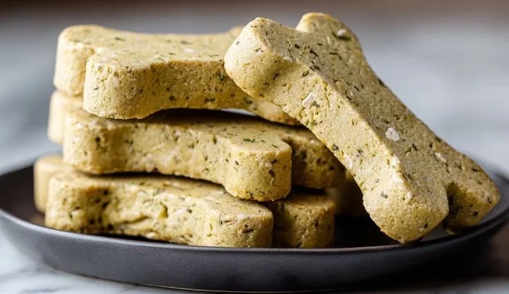 Homemade dog dental treats for healthy teeth and fresh breath