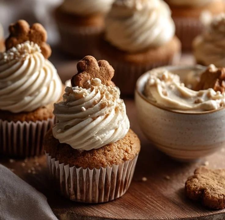 Delicious Pumpkin and Peanut Butter Pupcake Treats for dogs