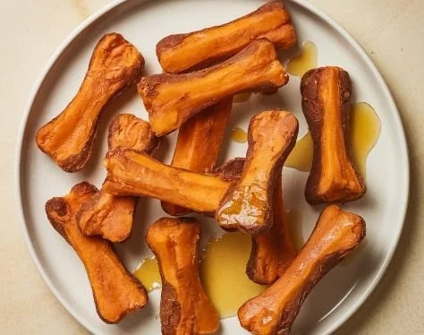 Homemade Air Fryer Sweet Potato Dog Chews for pets