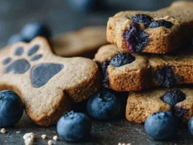Allergy-friendly blueberry dog treats for healthy canine snacks
