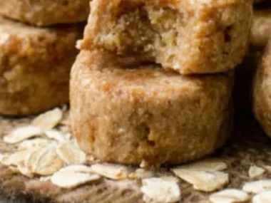 Apple banana peanut butter dog treats for healthy canine snacks