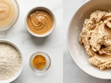 Homemade applesauce dog biscuits for healthy treats