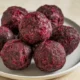 Healthy Banana and Beetroot Balls treats for dogs