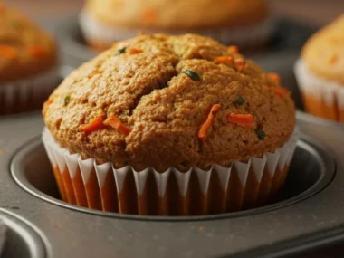 Beef and carrot muffins for dogs, a healthy homemade dog treat recipe