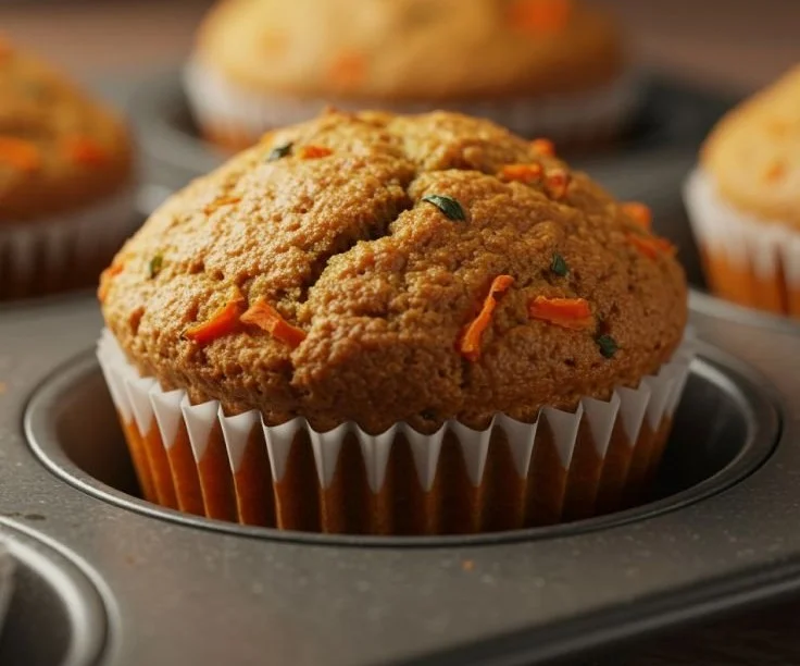 Beef and carrot muffins for dogs, a healthy homemade dog treat recipe
