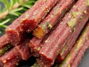 Beef and Vegetable Chew Sticks for Dogs in a pet-friendly packaging