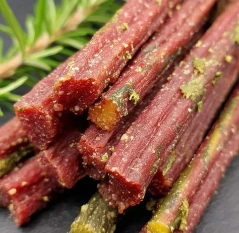 Beef and Vegetable Chew Sticks for Dogs in a pet-friendly packaging