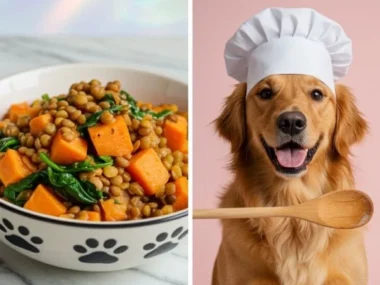 Homemade Chicken Dog Soup for healthy pets