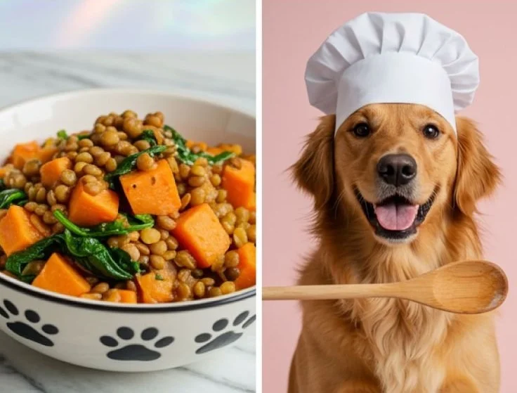 Homemade Chicken Dog Soup for healthy pets