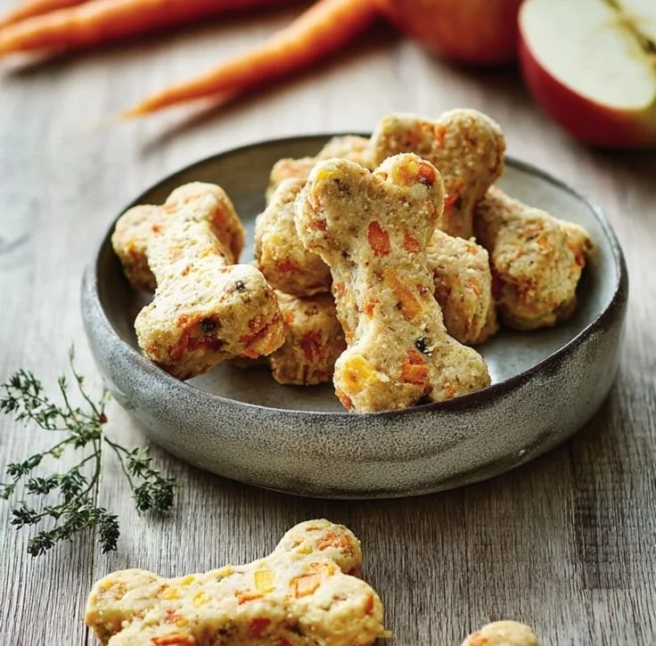 Crunchies Carrot Apple Dog Treats - a delicious and healthy snack for dogs