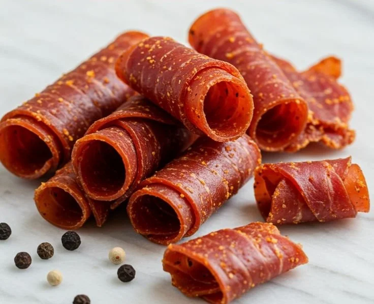 Homemade dehydrator pumpkin leather dog treats for healthy pets