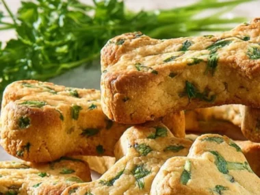 A variety of dog dental treats for healthy teeth and happy dogs.