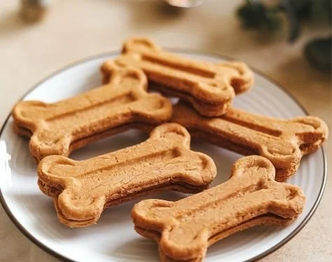 Dried sweet potato dog treats for healthy pet snacks