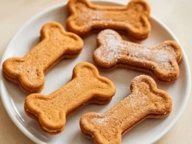 Dried sweet potato dog treats for healthy canine snacks