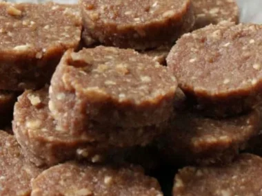 Delicious homemade apple crisp dog treats for happy pets