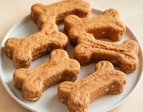 Homemade healthy dog treats made with natural ingredients