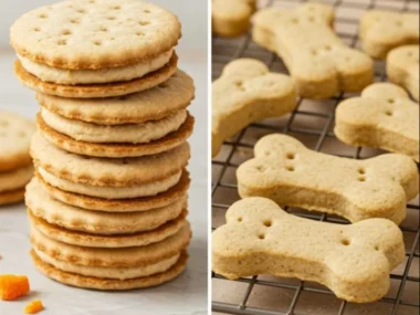 Easy homemade dog oatmeal treats recipe for healthy dog snacks