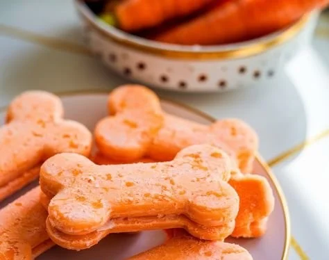 Healthy frozen dog treats for hot days and happy pets.
