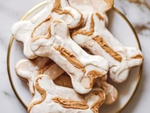 Frozen peanut butter and yogurt heart sandwiches for a delicious snack