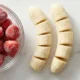 Frozen strawberry banana dog treats for healthy pet snacking