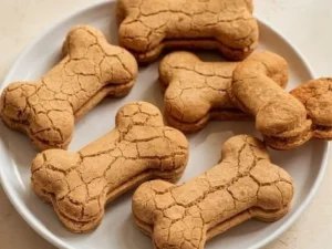Assorted grain-free dog treats in a bowl for healthy pet snacks