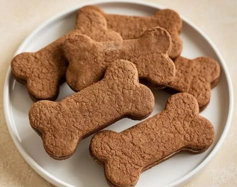 Grain-free dog treats with coconut flour for healthy pets