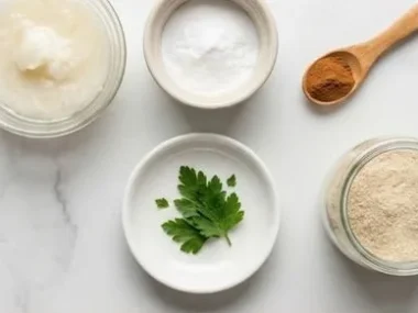 Homemade dog toothpaste for healthy pet dental care