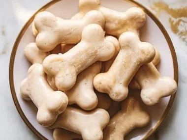Homemade peanut butter coconut oil dog treats for healthy pets
