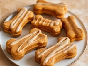 Peanut butter and pumpkin soft treats for dogs
