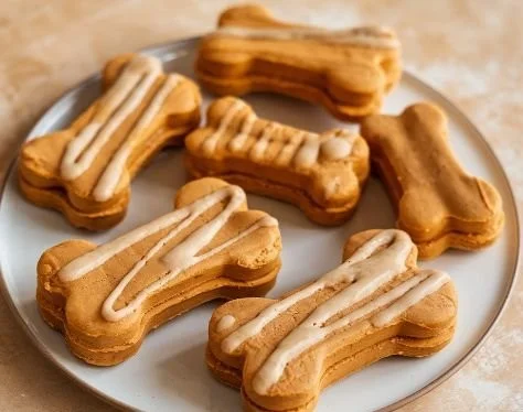 Peanut butter and pumpkin soft treats for dogs
