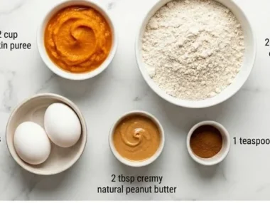 Homemade dog cookie recipe for healthy treats