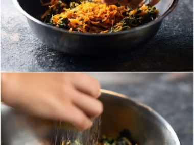 Homemade spinach and carrot dog treats for healthy snacks