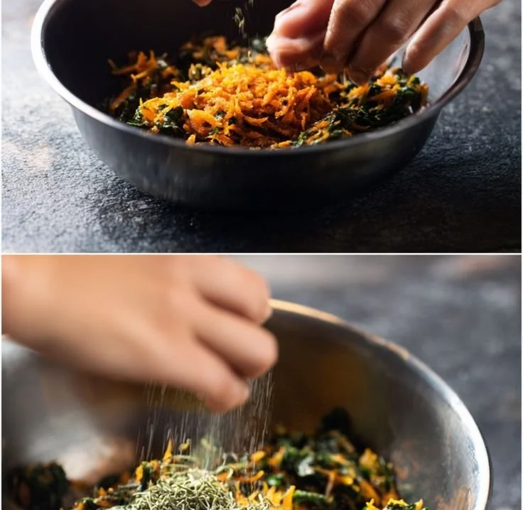 Homemade spinach and carrot dog treats for healthy snacks