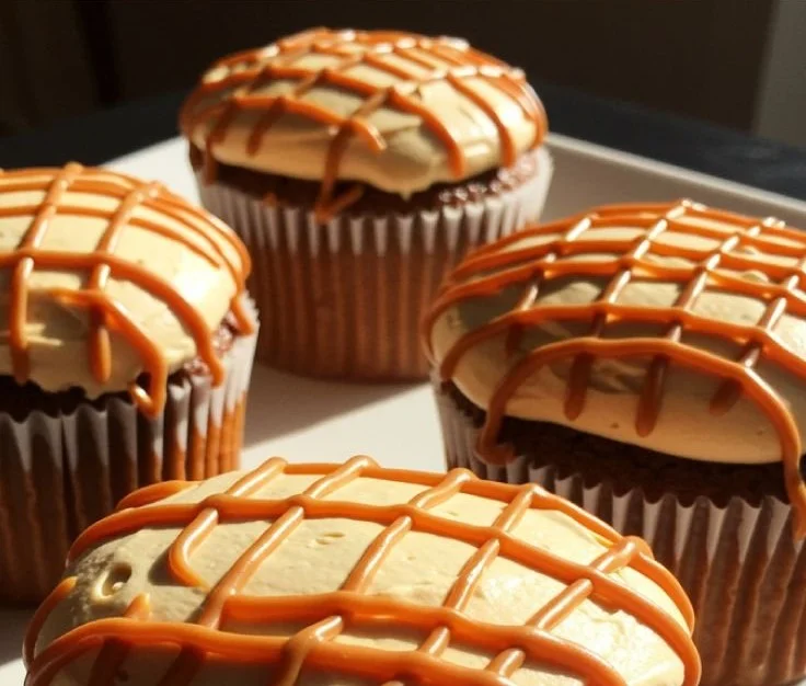 Delicious homemade Peanut Butter Pupcakes for dogs