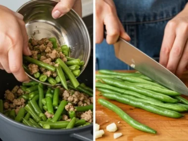 Bowl of Turkey and Green Beans dog food for healthy pet nutrition