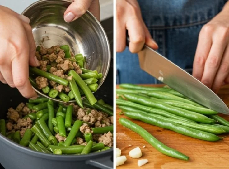 Bowl of Turkey and Green Beans dog food for healthy pet nutrition